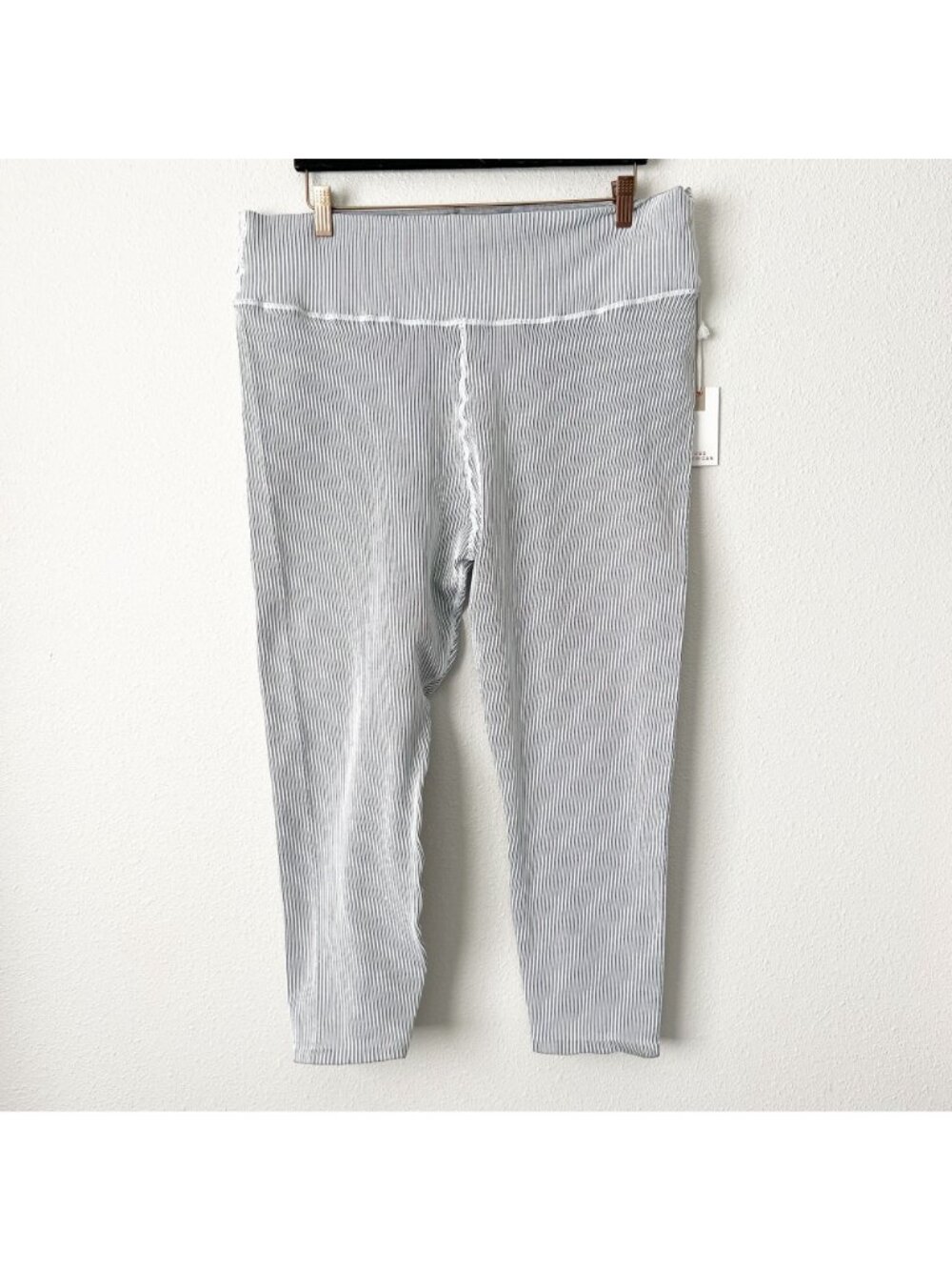 Good American 7/8 4XL 5XL Core Power High Rise Seamless Ribbed Athletic Leggings
